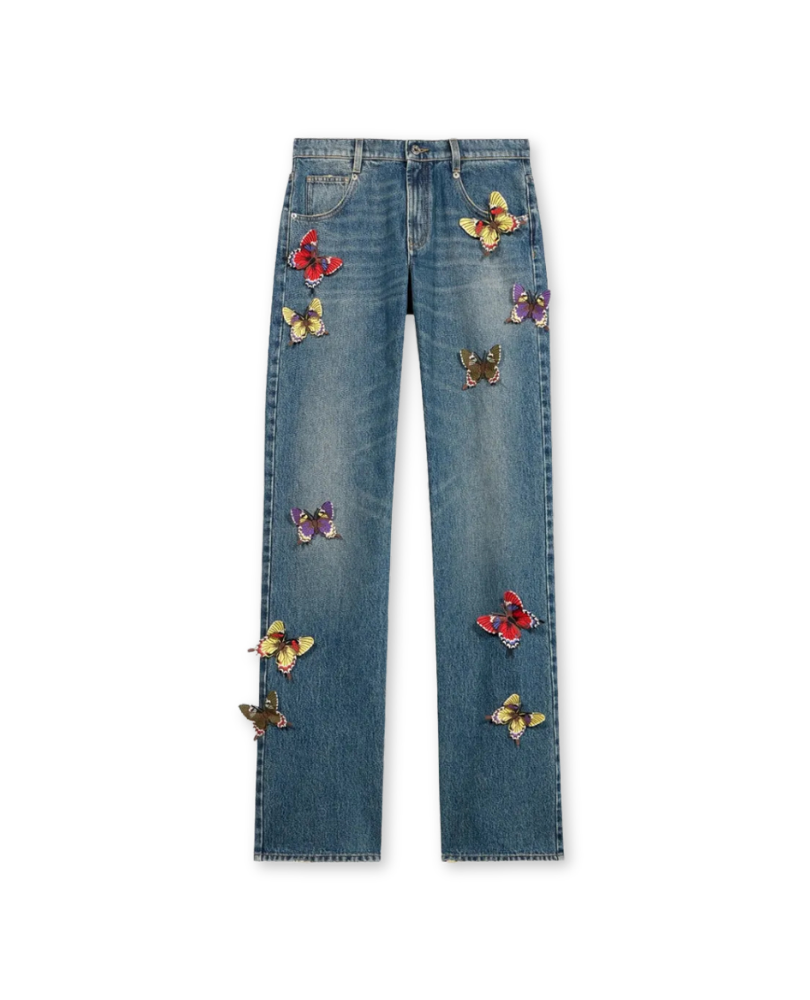 BLUMARINE •  Butterfly Jeans