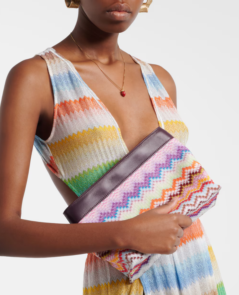 MISSONI • Zig Zag Clutch Bag