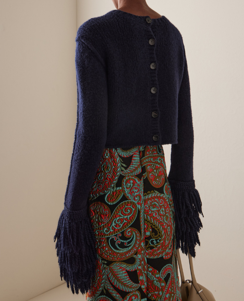ETRO • Fringed Cardigan