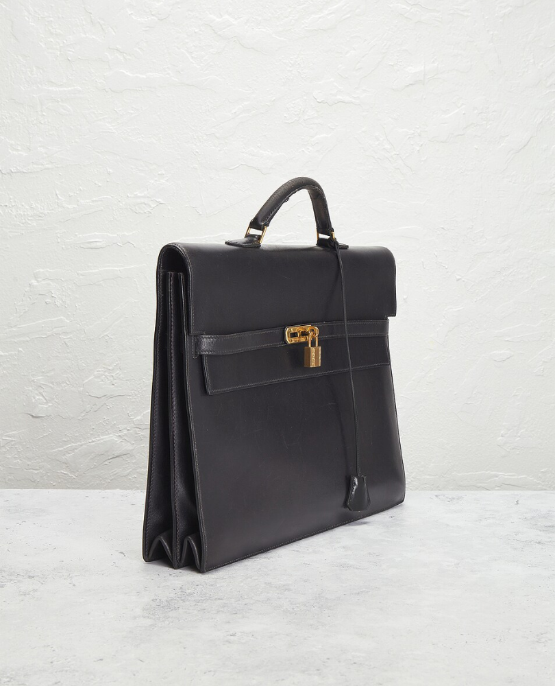 HERMÉS • Preowned Kelly Depeche Briefcase